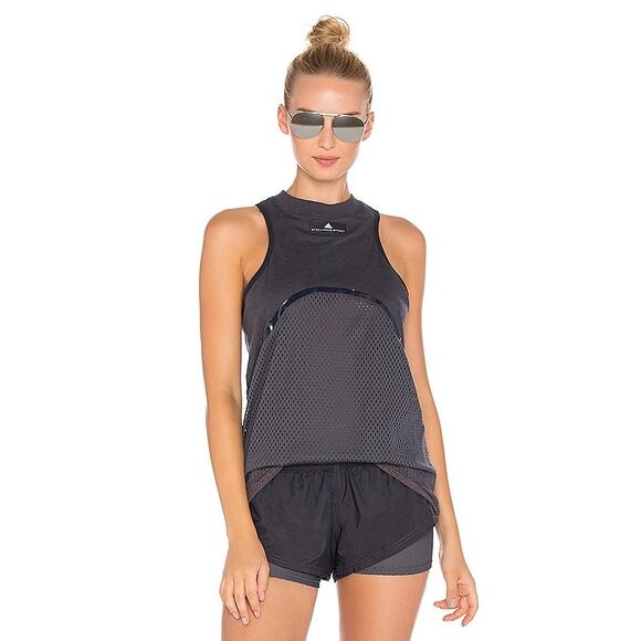 Adidas By Stella McCartney Yoga Mesh Tank Top XS - Picture 1 of 8